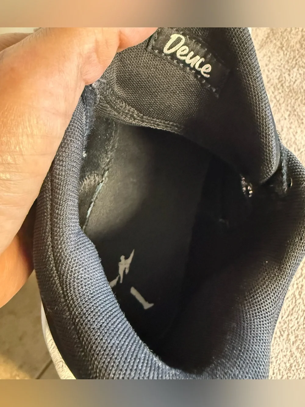 Jordan Black and White Kids Sneaker